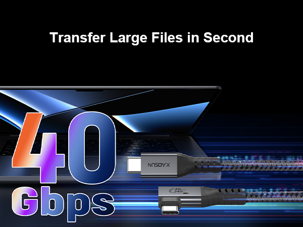 thunderbolt 4 cable 40gb