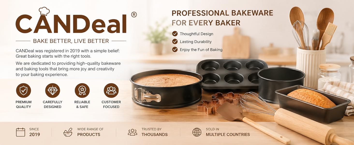 CANDeal is dedicated to providing high-quality bakeware and baking tools