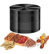 2.5'' Grinder Spice Grinder Kitchen Tools Sharp Teeth for Fine Grinding Black