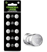 CPANCELL LR936 Batteries LR45 AG9 Battery 194 394 1.5v Alkaline Button Cell Watch Batteries (10 C...