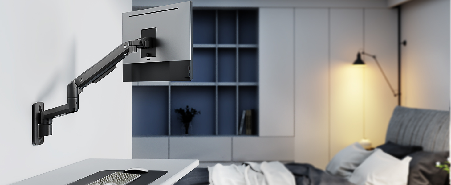 monitor mount wall