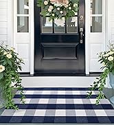 OLANLY Buffalo Plaid Rug 2'4