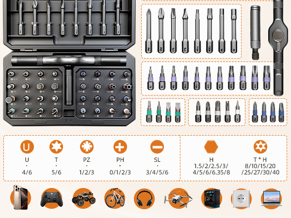 24 in 1 magnetic screwdriver set
