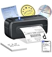 Phomemo Shipping Label Printer- 4x6 Bluetooth Thermal Address Label Printer for Small Business,Ba...