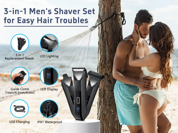 Manscape groin body hair trimmer