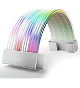 Asiahorse Aurora Pro Argb PSU Cover with 108 Addressable LEDs, Aurora Argb Power Cable Cover for ...