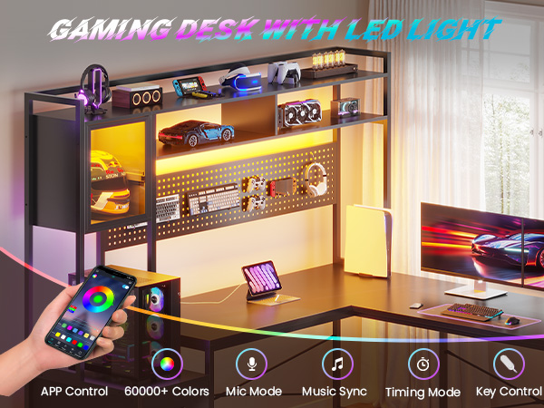l shaped gaming desk