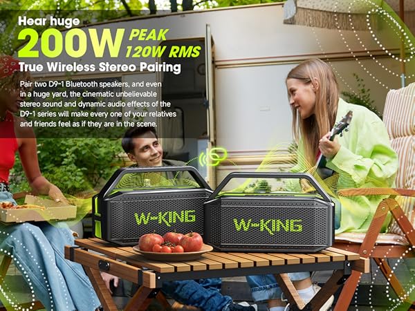 bluetooth speaker w-king