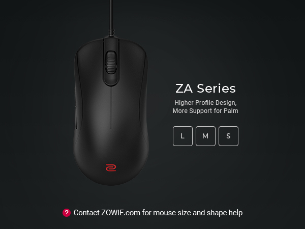 zowie esports gaming mouse za series