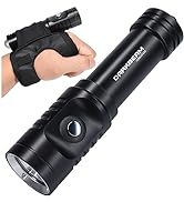 DARKBEAM Diving Wrist Flashlight Rechargeable, Underwater Dive Lights Scuba Gear, L2 Super Bright...