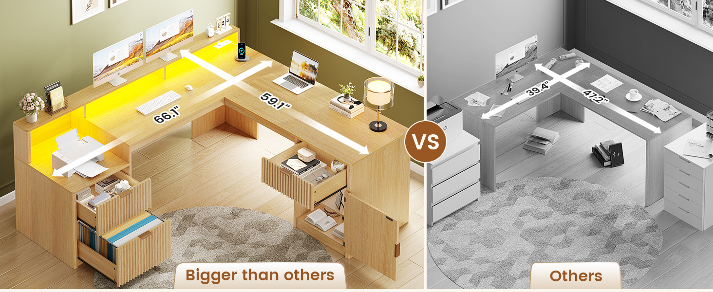 Modern L Shaped Desk