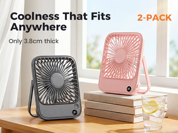K65 2pack desk fan 2