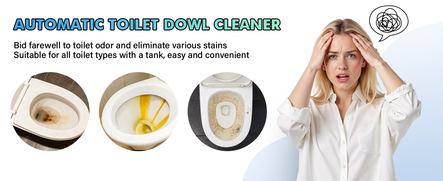 2Pcs Toilet Cleaner for bathroom