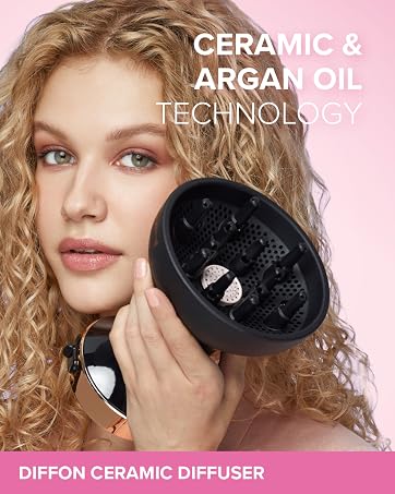 diffon ceramic diffuser with ceramic and argan oil technology