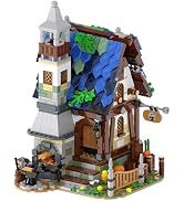 BDYDT Architecture The Medieval Times Roman Blacksmith Shop Building Blocks Set(1025PCS)- Archite...