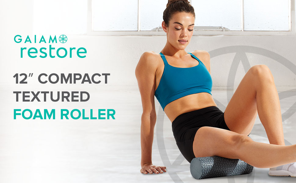 Gaiam Restore Compact Textured Foam Roller