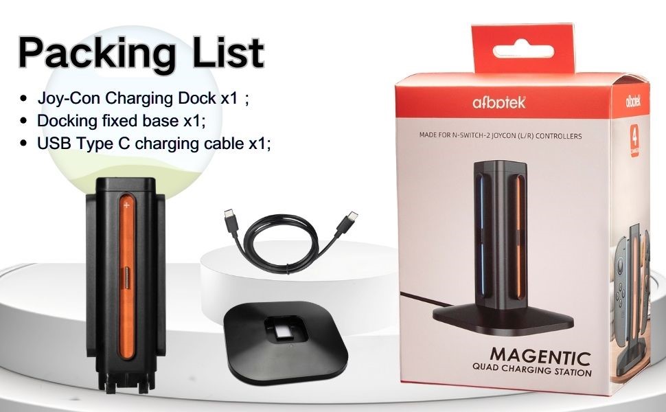 Nintendo Switch 2 Joy-Con Charging stand, Joy Con Charger Dock, JoyCon Charging station
