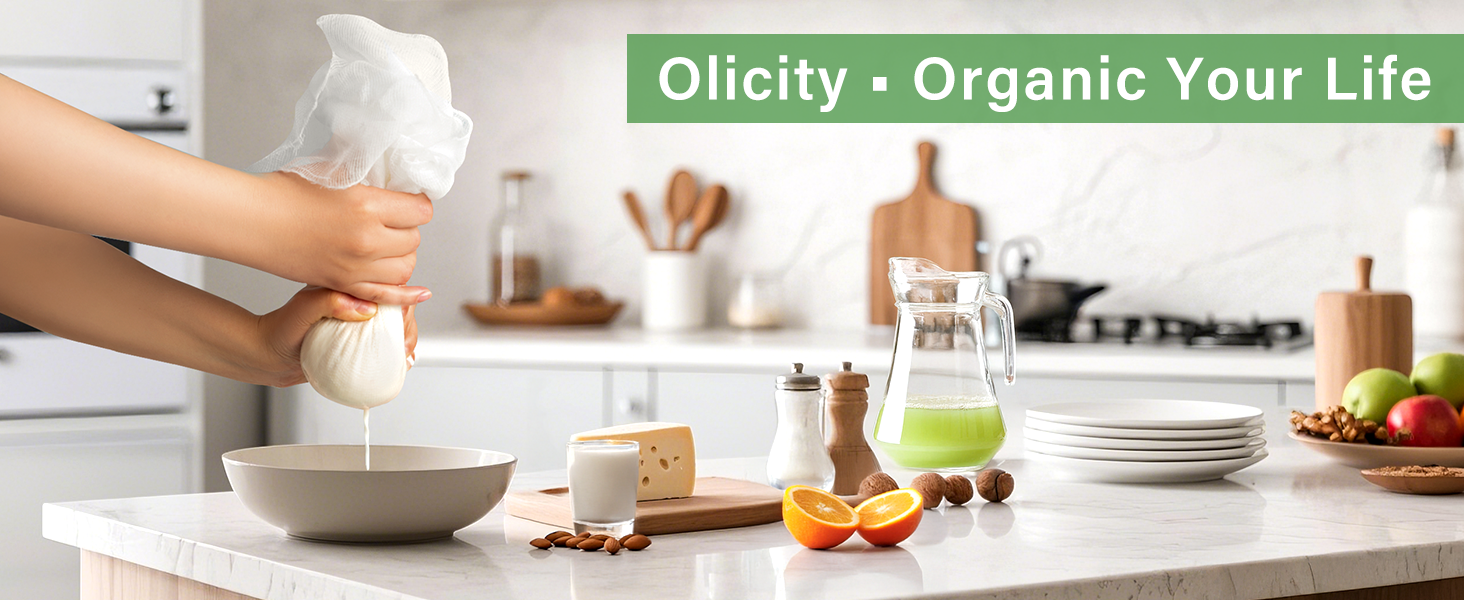 OLICITY ORGANIC CHEESE CLOTHS
