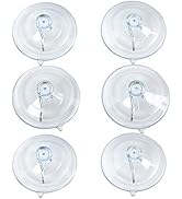 BEADNOVA Suction Cup Hooks 2.5 Inches Suction Cups with Hooks Suction Cup Hook for Window Glass W...