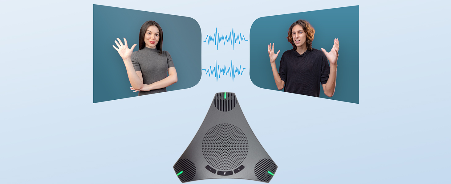 conference speaker and microphone