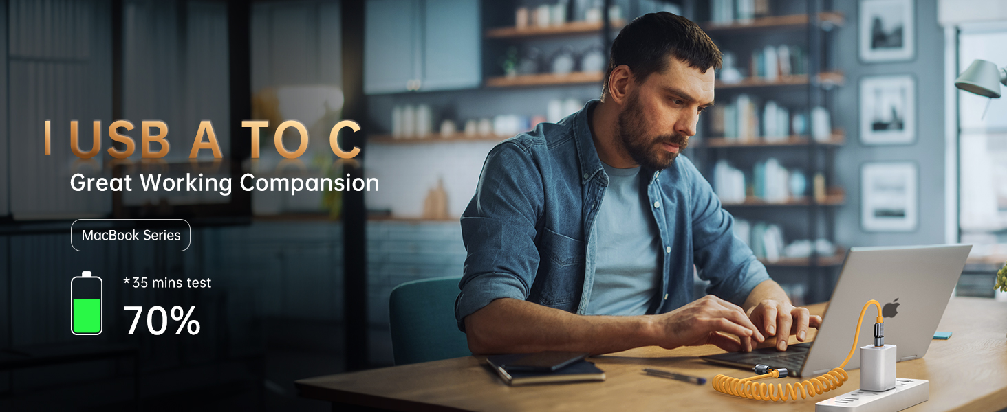 coiled usb a to c cable