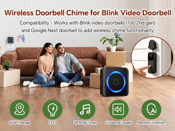 Blink doorbell chime