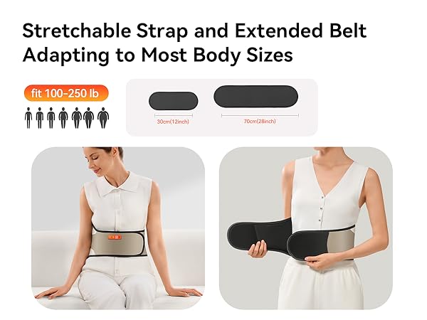 Cordless Heating Pad for Back Pain Relief