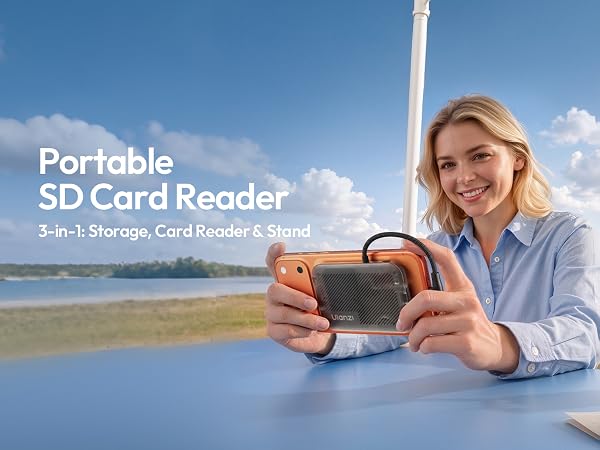 Ulanzi 3-in-1 Portable SD Card Reader