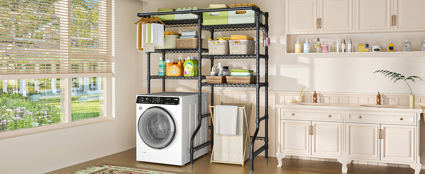 laundry room storage rack