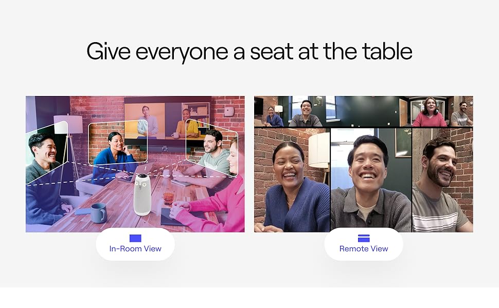 In-Room and Remote Views - Meeting Owl 3
