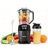 Liebe&amp;Lecker 1200W Smoothie Blender, 50oz Juicer Machines | Milkshake Maker with 50-Oz Jar, 28-oz...