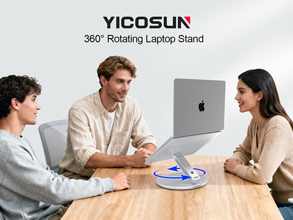 YICOSUN 360° Rotating Laptop Stand