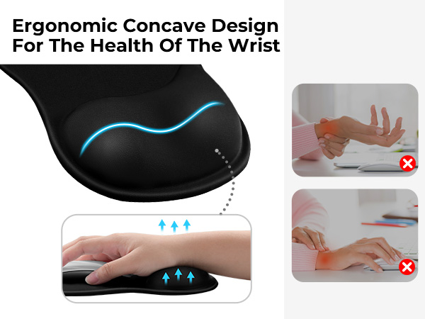 ergonomic mouse pad