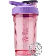 BlenderBottle Strada Shaker Cup Perfect for Protein Shakes and Pre Workout, 24-Ounce, Purple