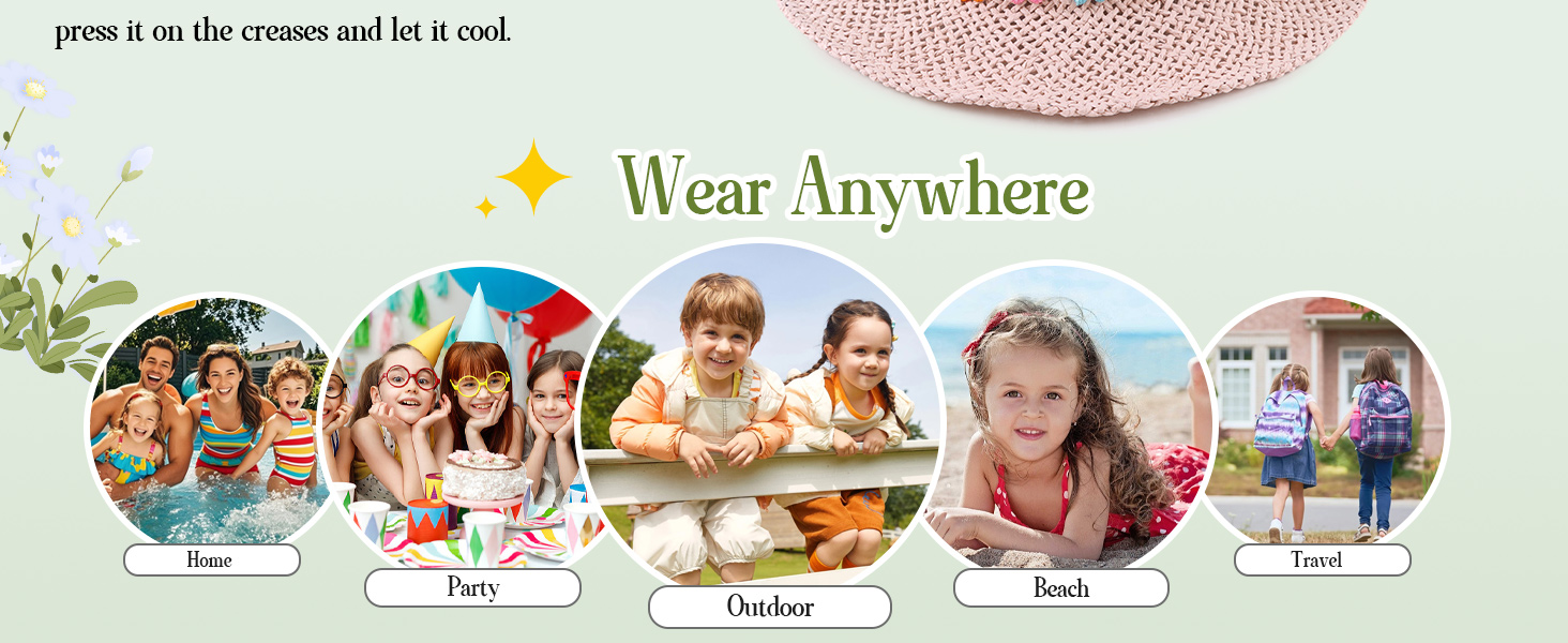 kid straw hats
