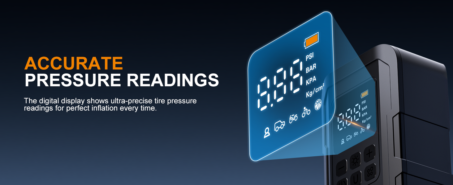 Tire Inflator Portable Air Compressor