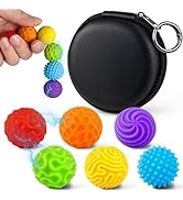 LovesTown 6PCS Silicone Magnetic Fidget Balls, Quiet Fidget Toys Stress Balls for Adults Teens Of...