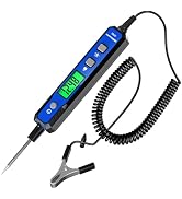 OBDResource Smart Automotive Test Light 0.8V-100V Circuit Tester with Buzzer &amp; Flashlight, DC Vol...