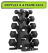 dumbbell set with rack