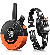 Bousnic Shock Collar for Dogs - 4/5 Mile Remote Dog Training Collar with SOS &amp; Solid Light IPX7 W...