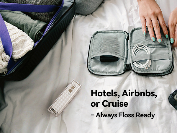 Portable Water Flosser Cordless-Portable, Compact for travel