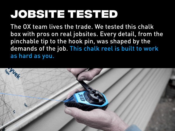We tested this chalk line with pros on real jobsites and built to work as hard as you do.