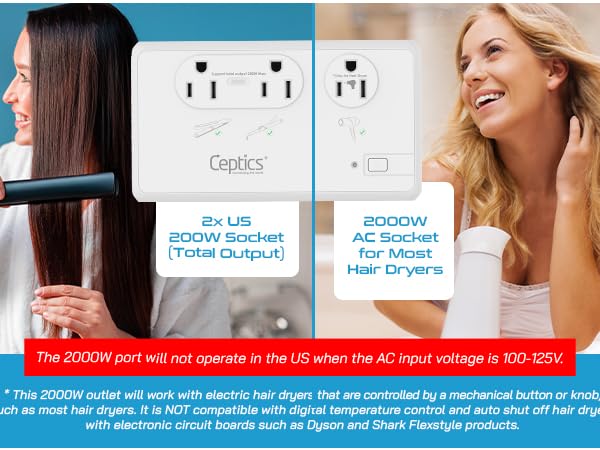 power converter adapter combo