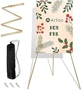 Artisorama Display Easel Stand for Sign, Lightweight Tripod with Bag, Portable Adjustable Artist ...