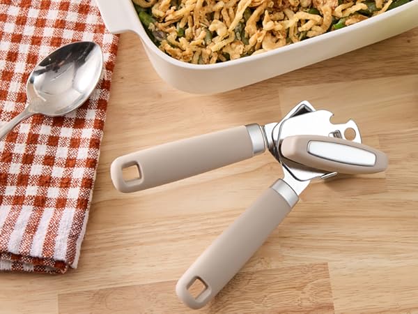 Can opener smooth edge for elderly