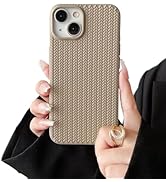 FABSPARK Case for iPhone 13/iPhone 14,Cute 3D Laid Braid Woven Pattern Desgin Solid Color Girls C...