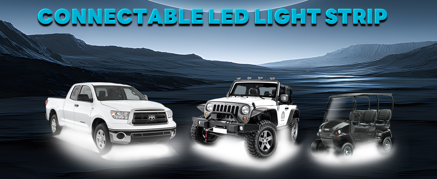 automotive led light strip white led underglow strips led light strip 12v white led strips