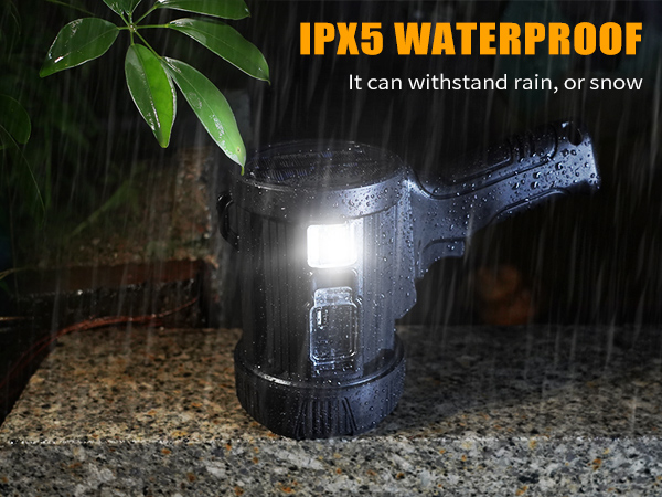 rechargeable spotlight high lumen