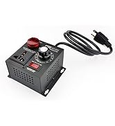 SCR Voltage Controller AC 110V 220V/15A/ 4000W Variable Speed Controller Fit for Router Fan Elect...