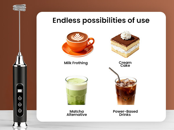 Milk Frother Wand for Coffee,